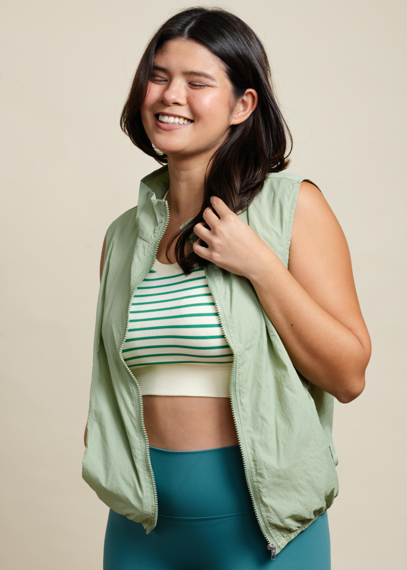 COOPER VEST IN MINT