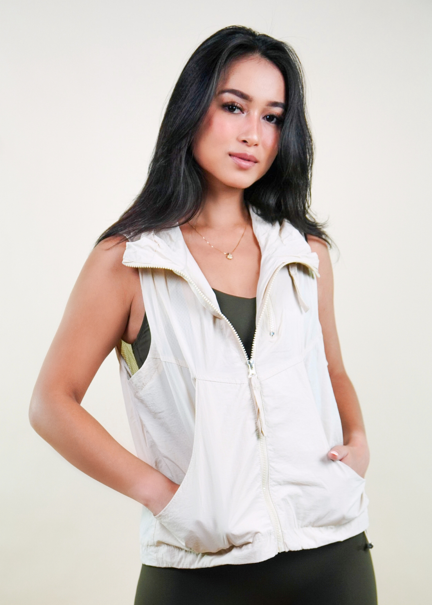 ALIGN VEST IN BEIGE