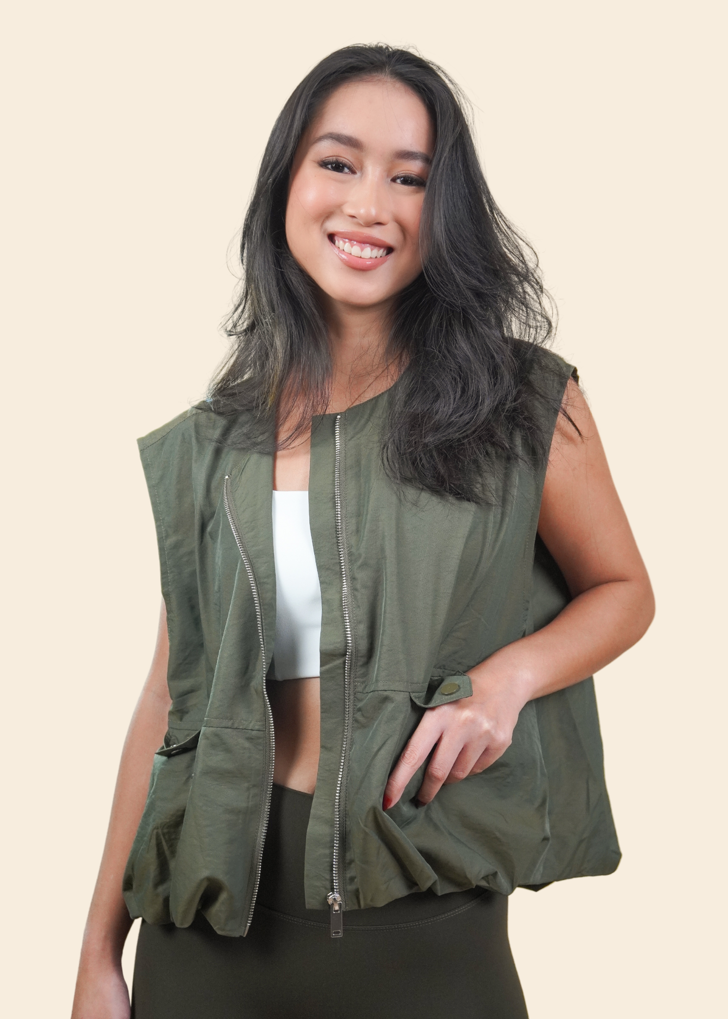 HUDSON VEST IN HUNTER