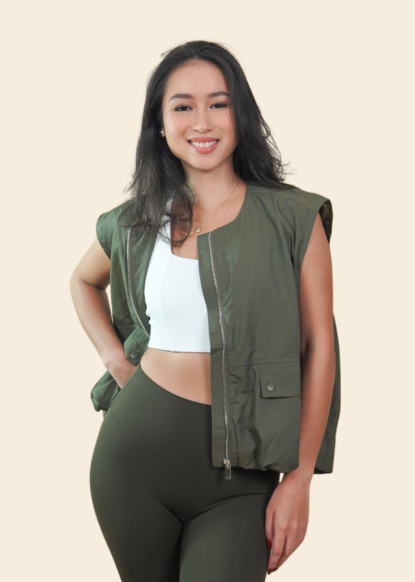 HUDSON VEST IN HUNTER
