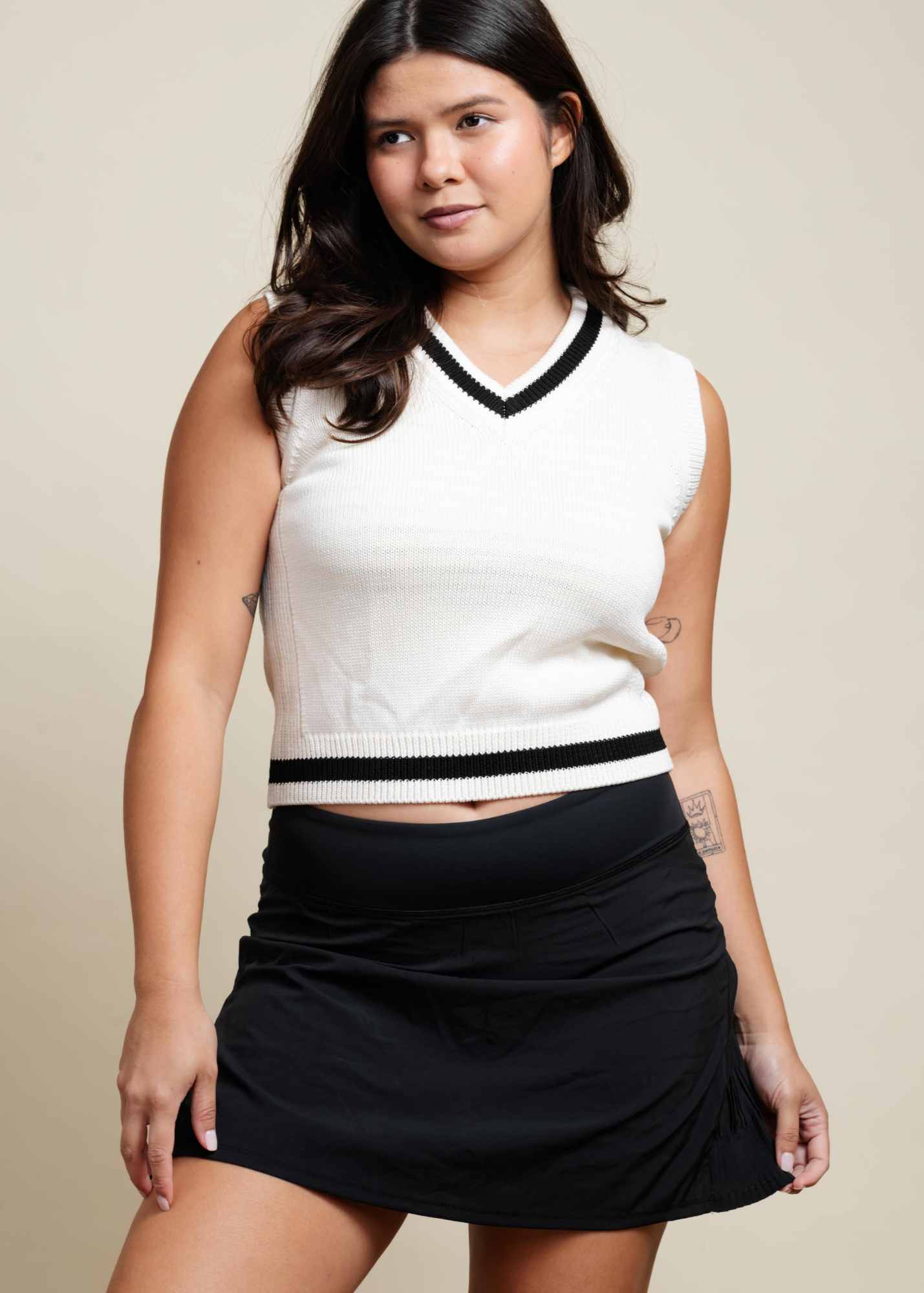 FULL SWING SKIRT IN BLACK