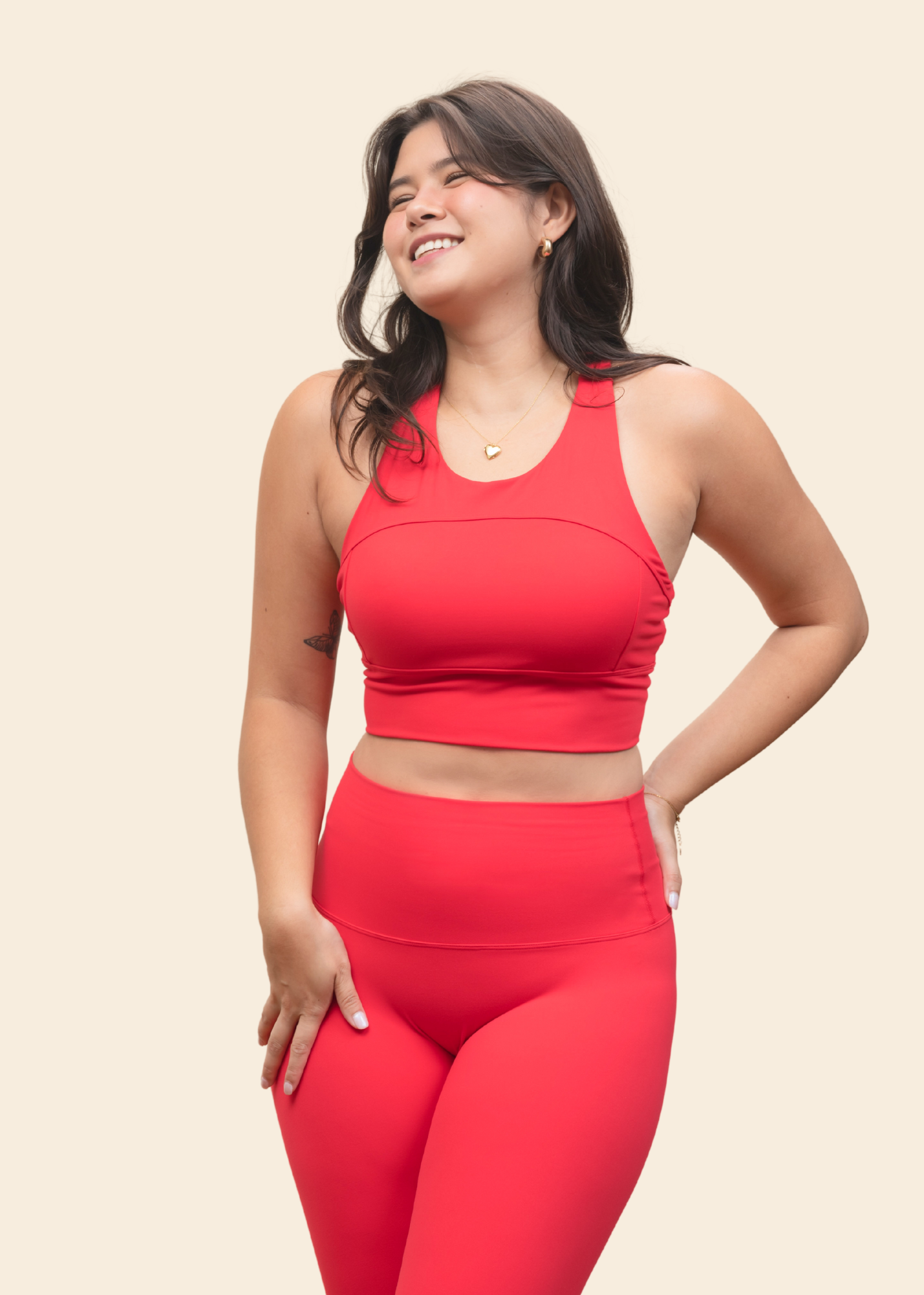 DARE TO BARE ULTRA HIGH RISE IN CRIMSON