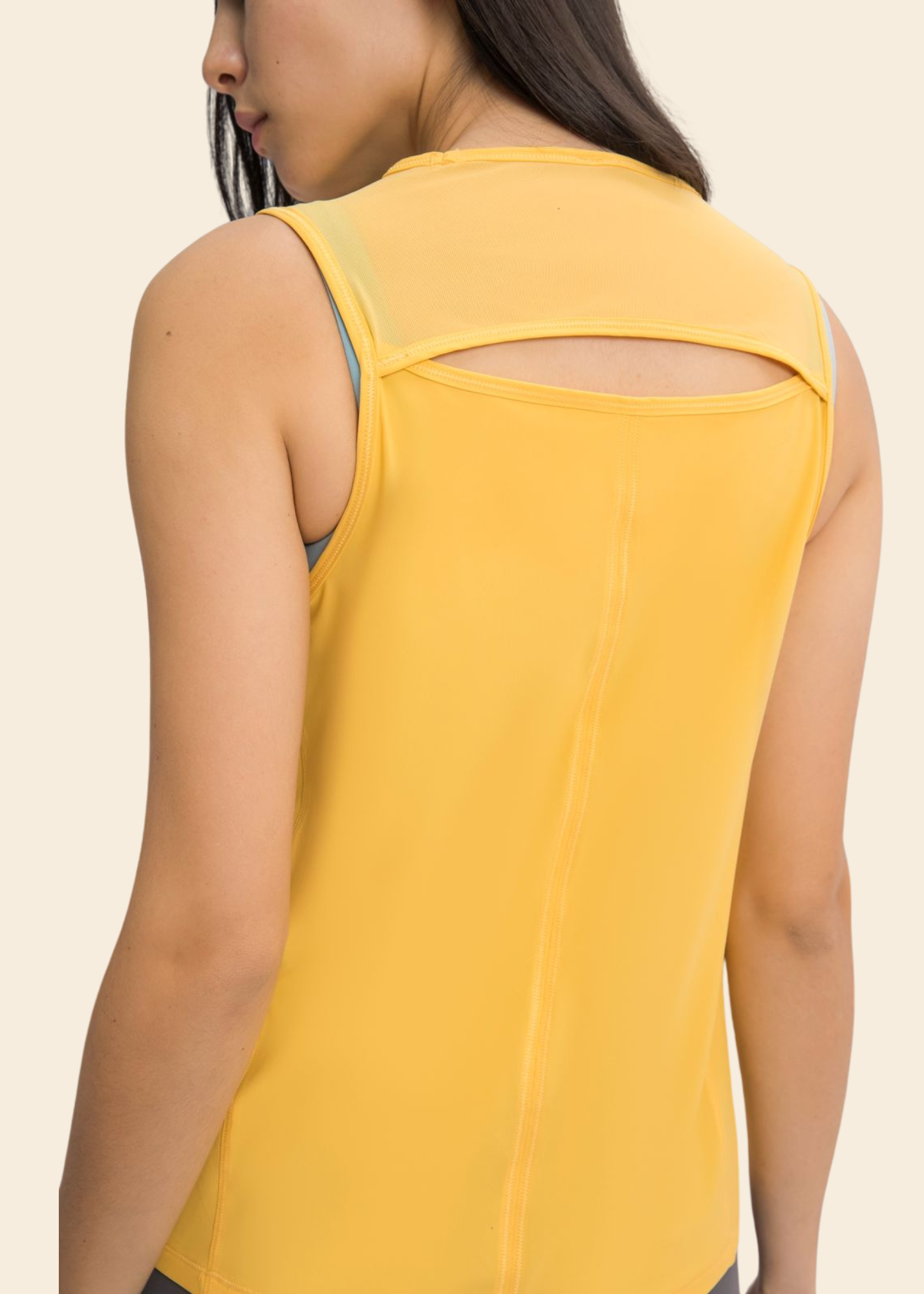 TRAIN TANK IN YELLOW
