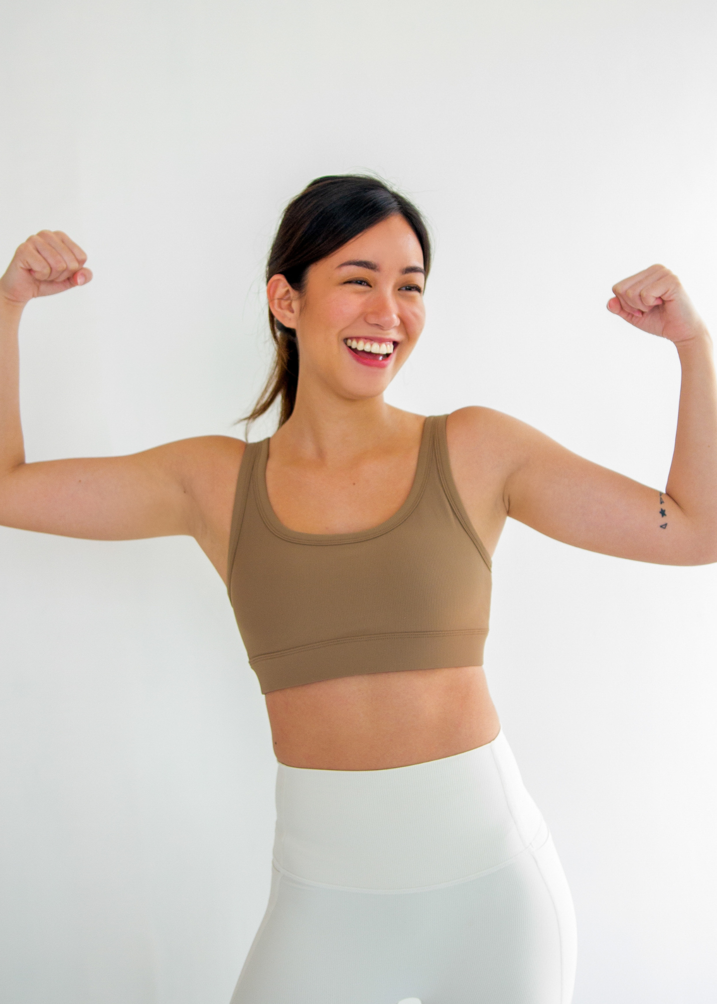 ALL STAR BRA IN LATTE