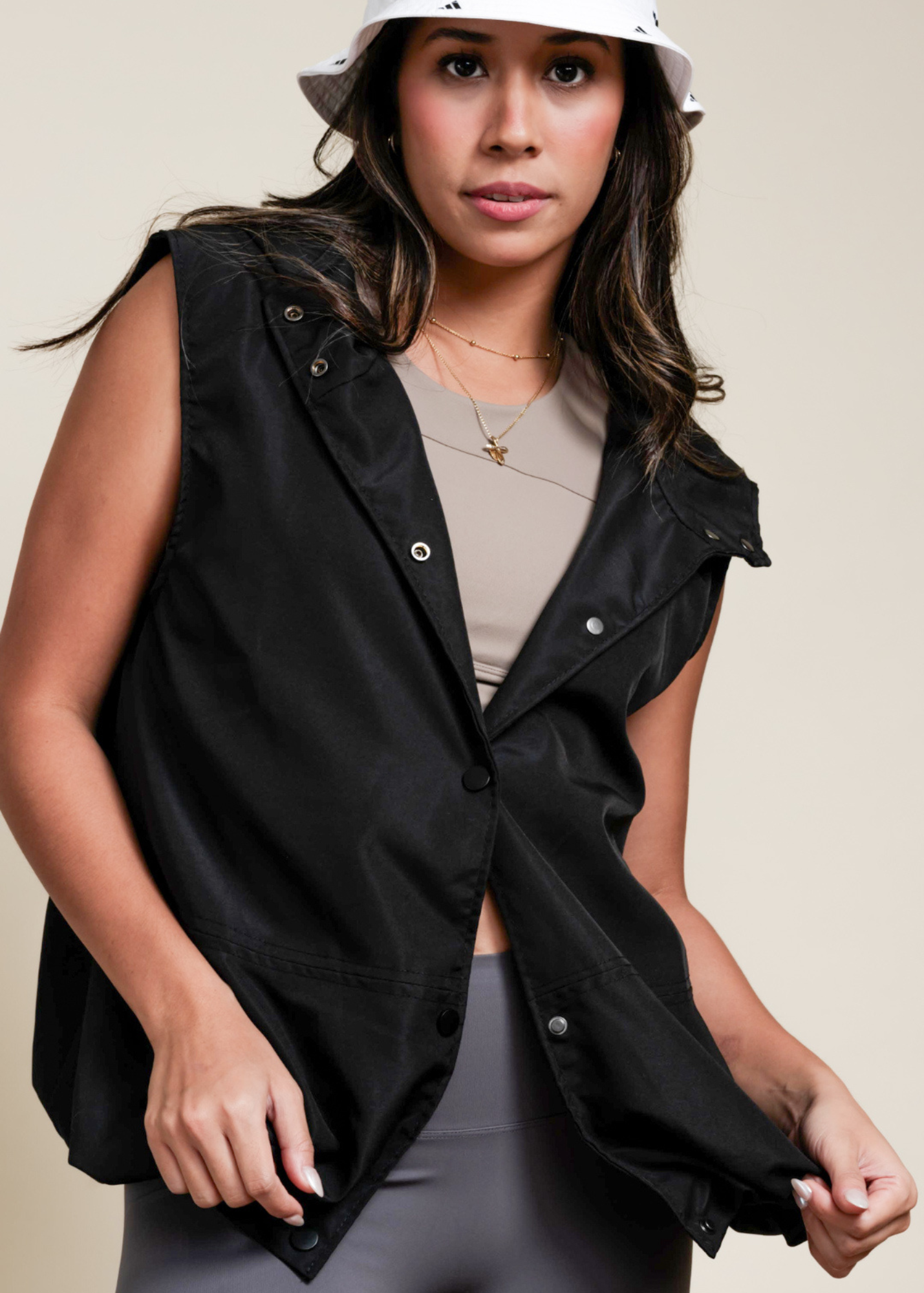CRUISER VEST IN BLACK