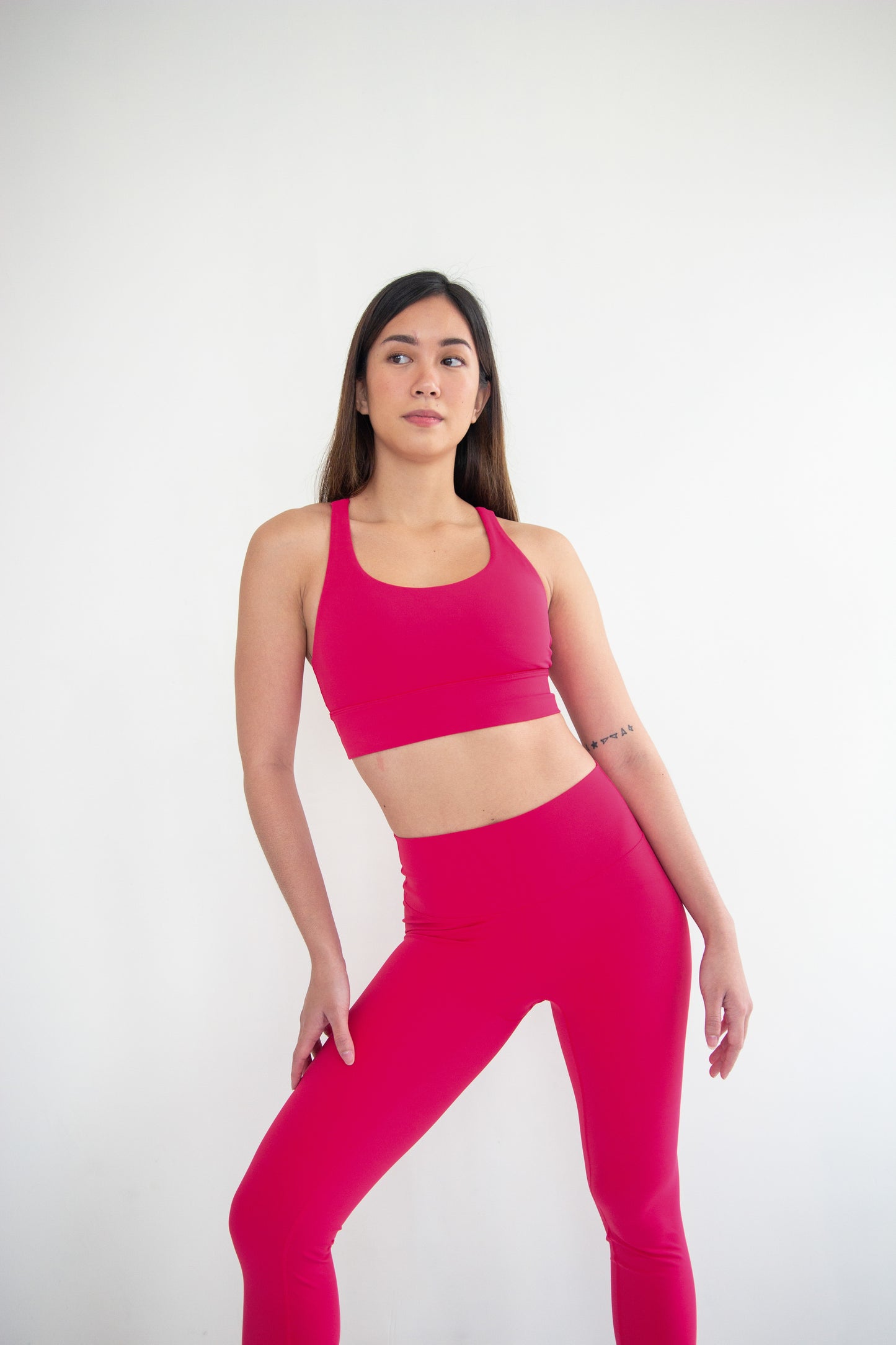 DARE TO BARE TIGHTS IN FLAMINGO