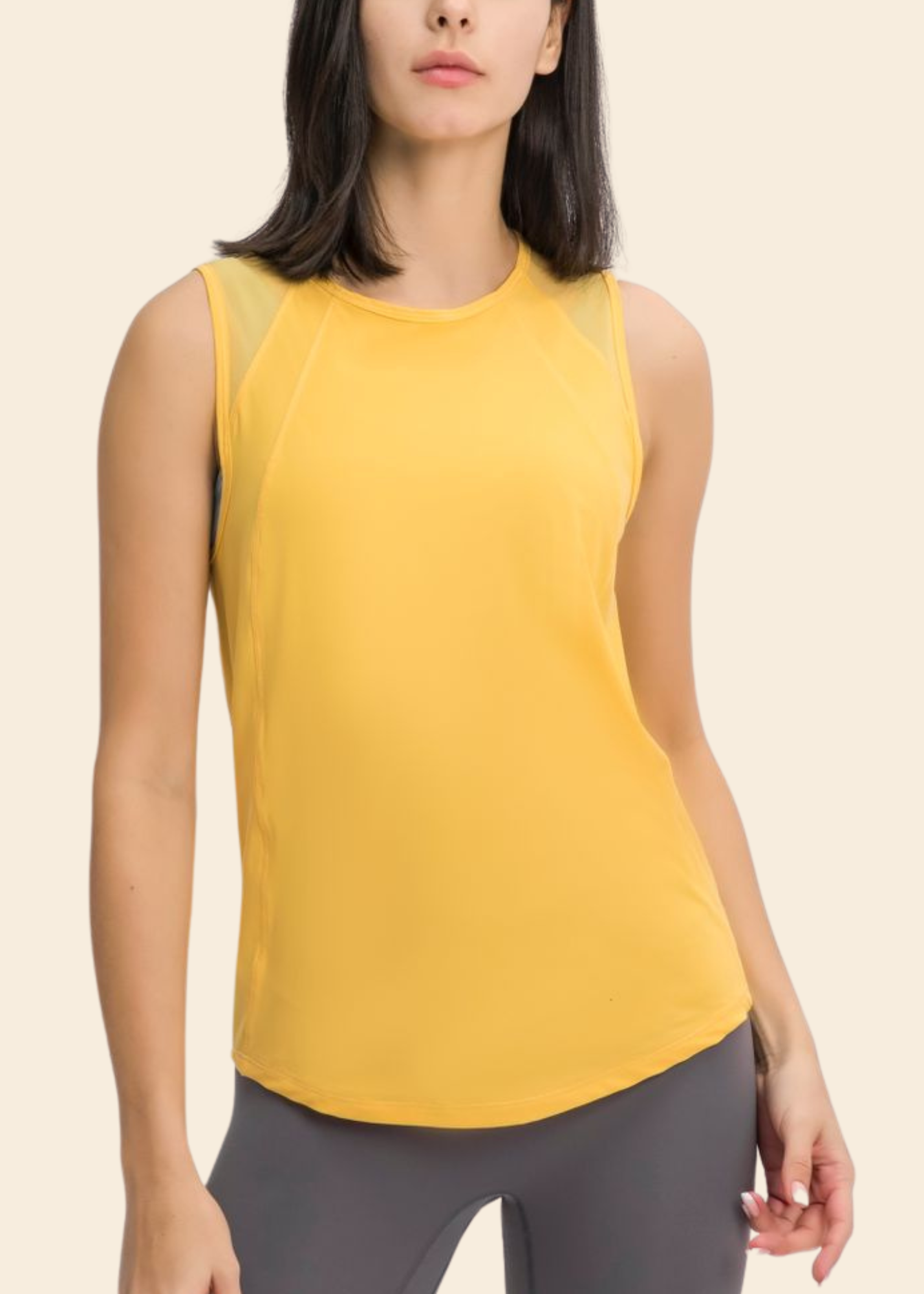 TRAIN TANK IN YELLOW
