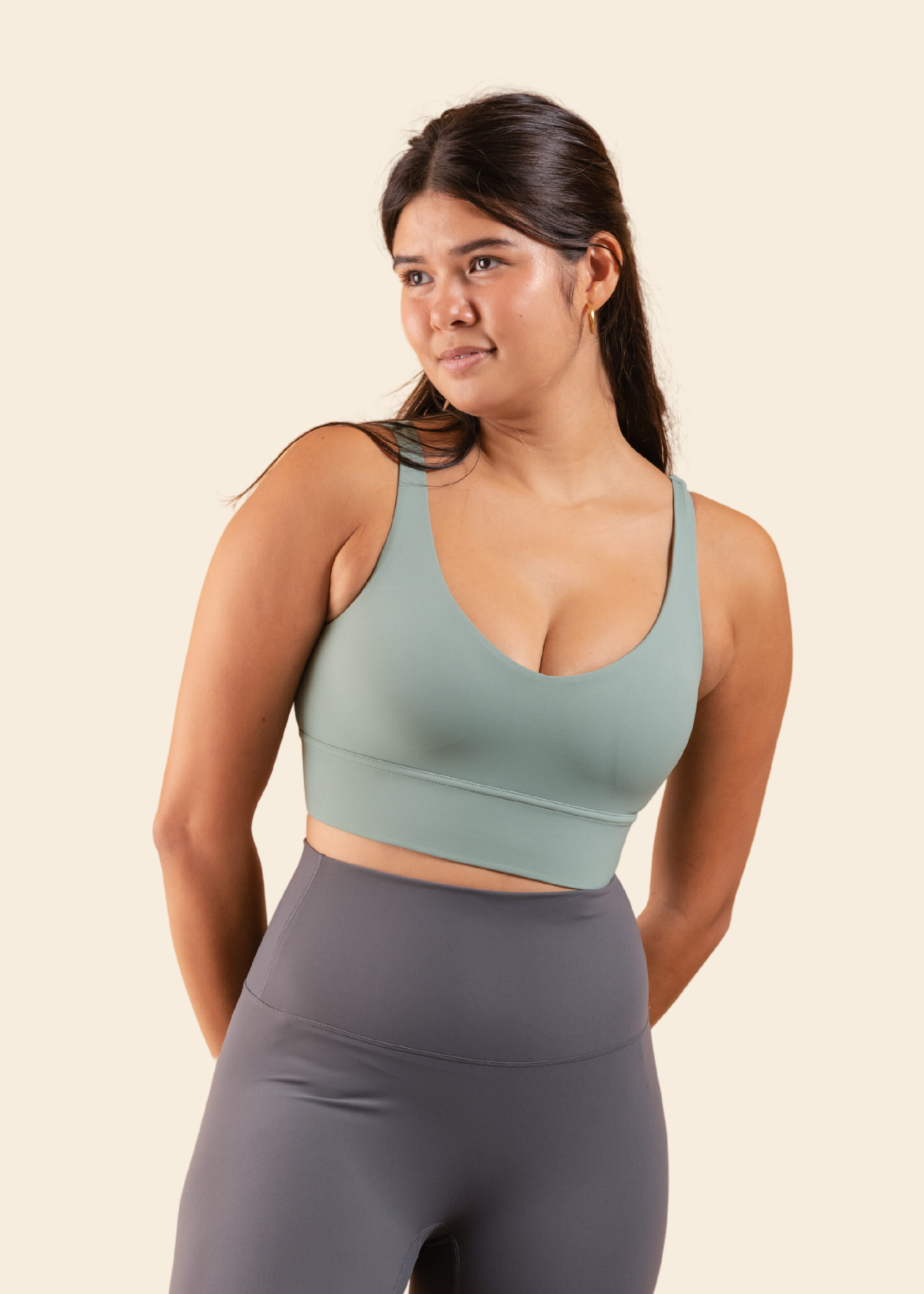BOSTON PUSH UP BRA IN SAGE