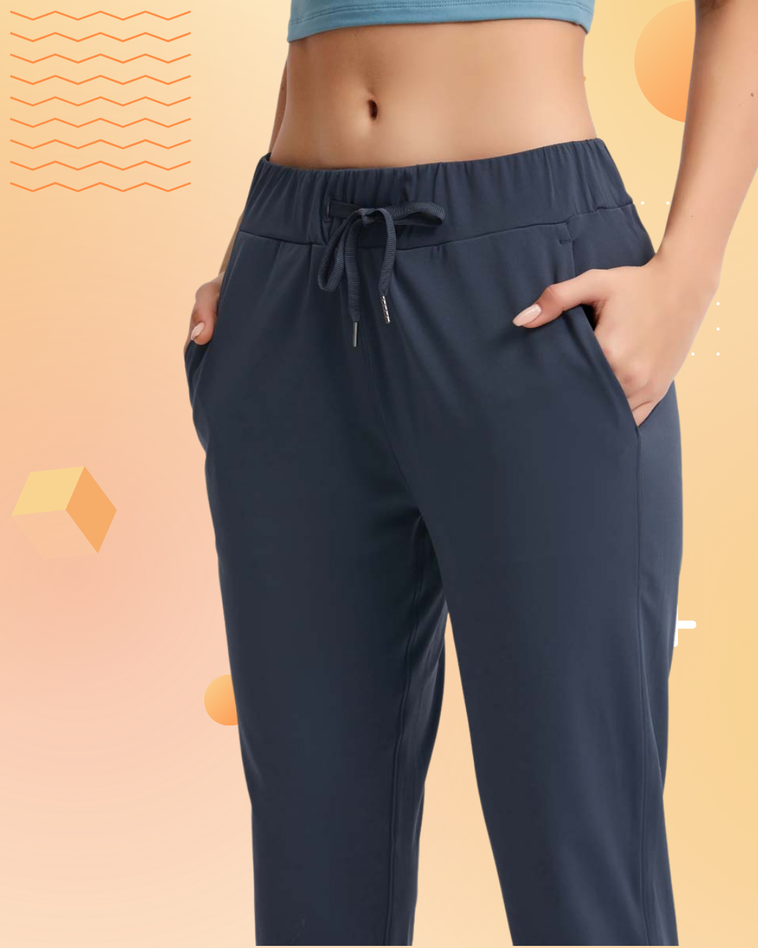 CRUISER PANTS 25” IN BLUE GRAY