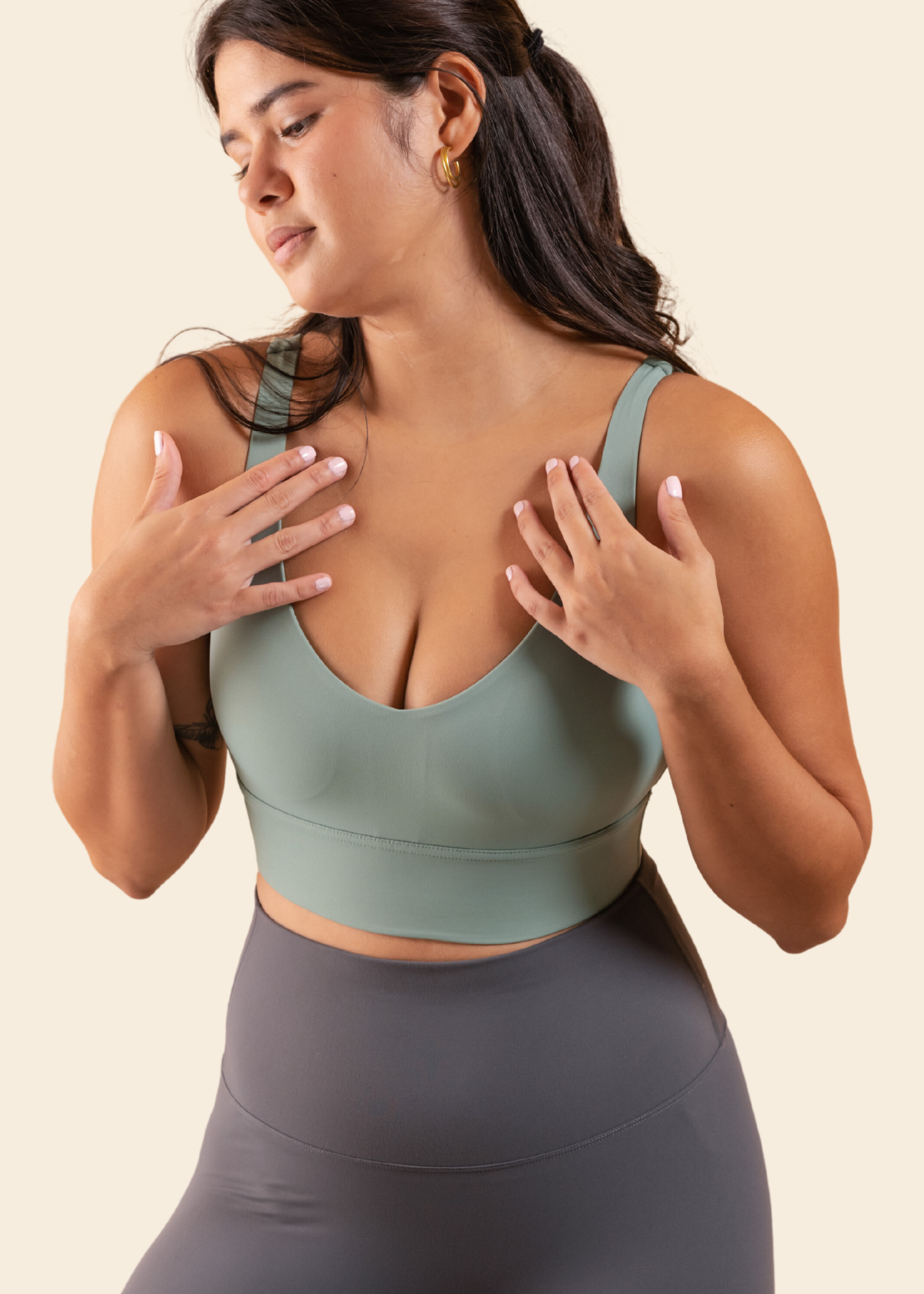 BOSTON PUSH UP BRA IN SAGE
