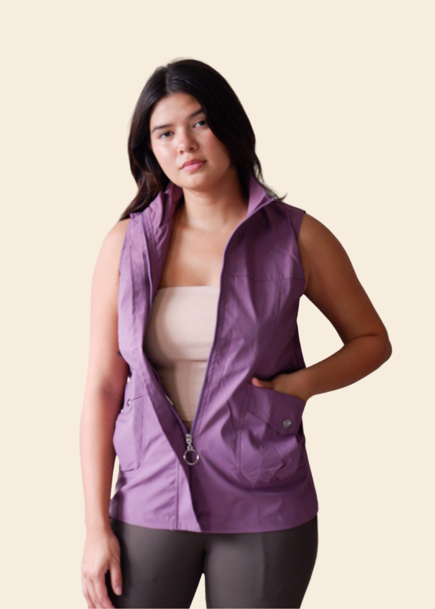 WEEKENDER VEST IN HAZE
