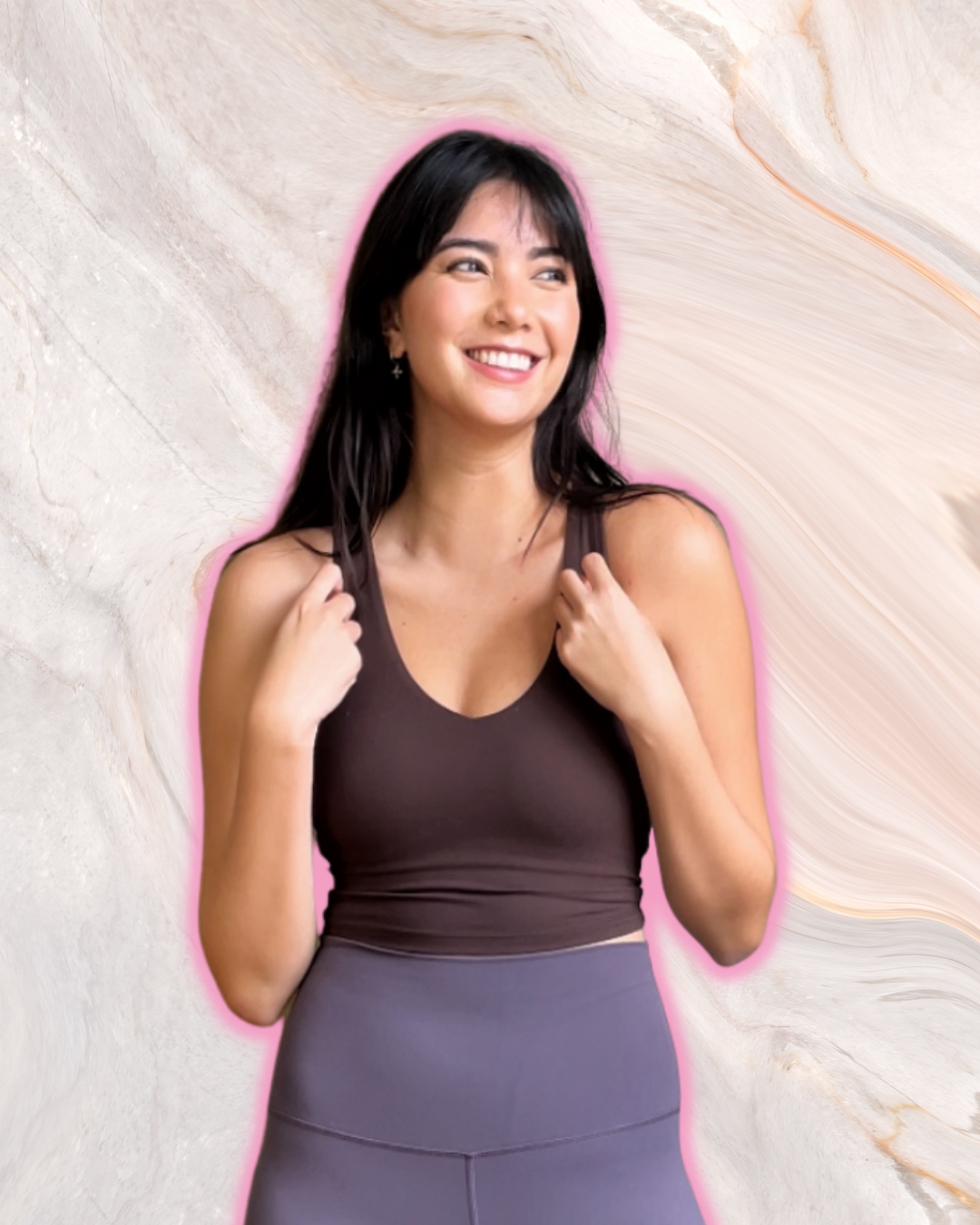 GET LUCKY SCOOP BRA IN COCO