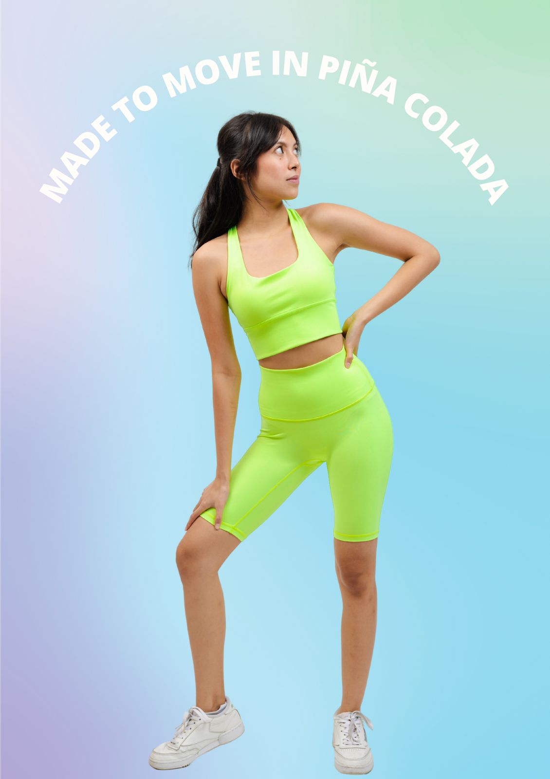 MADE TO MOVE BIKER IN PIÑA COLADA