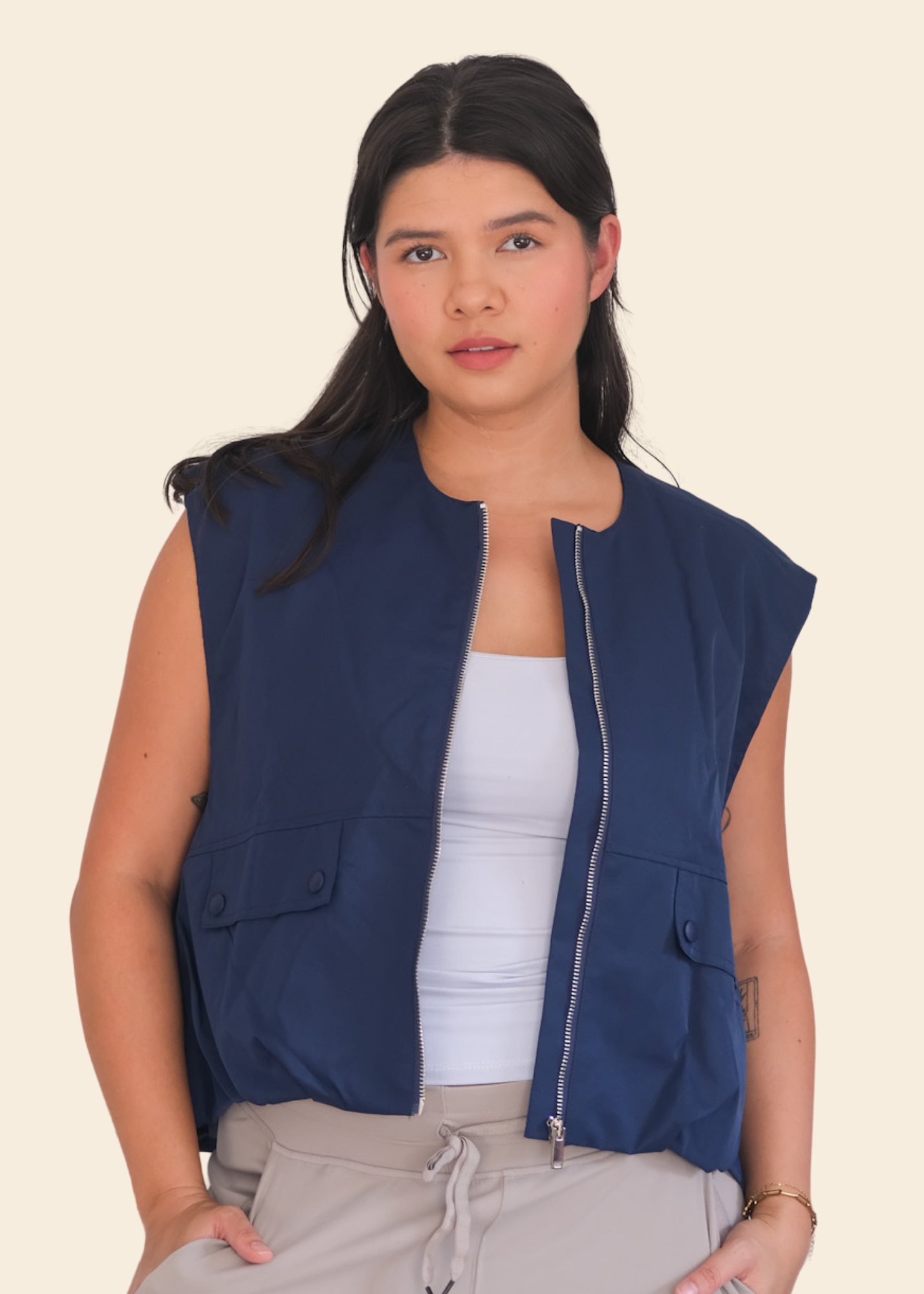 HUDSON VEST IN NAVY