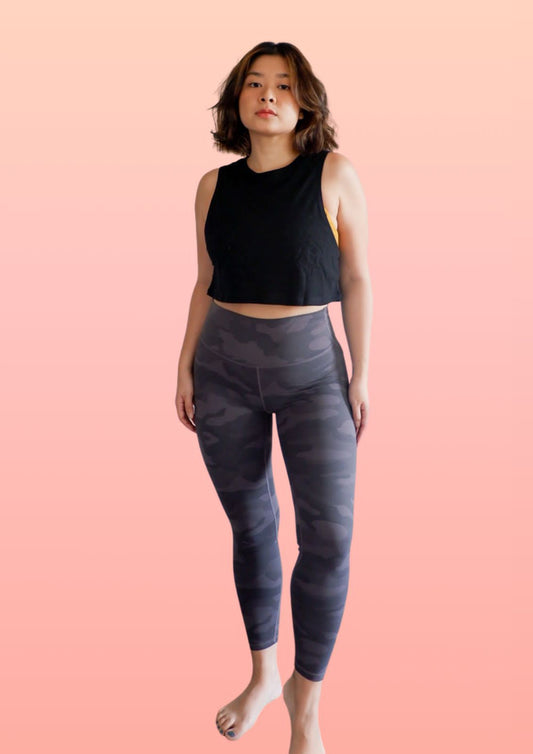 DARE TO BARE TIGHTS IN GRAY CAMO